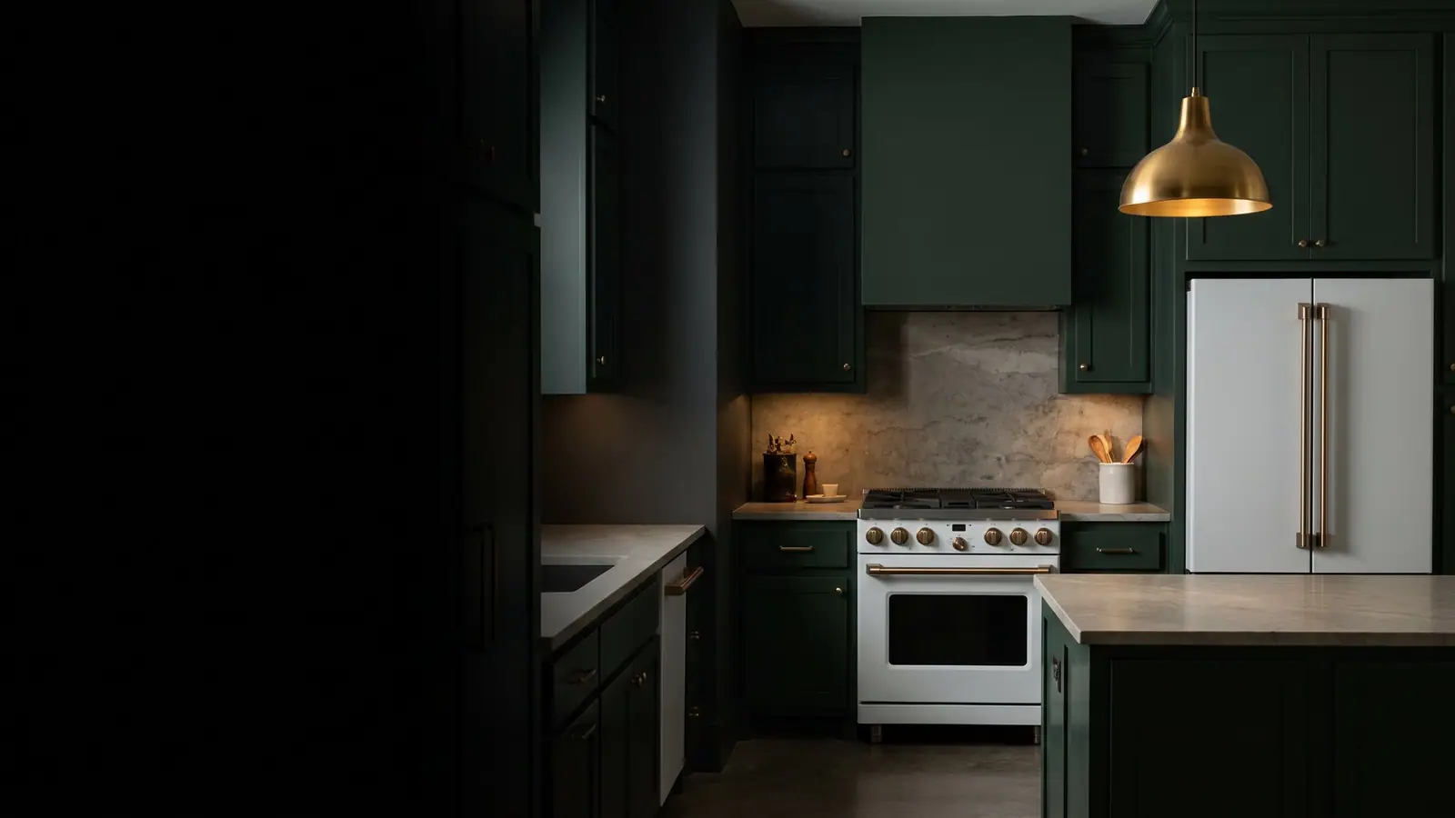 Café ge café ranges, refrigeration in a luxury kitchen