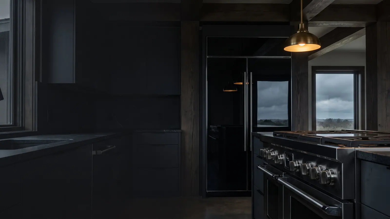 JennAir columns, ranges, dishwashers in a luxury kitchen