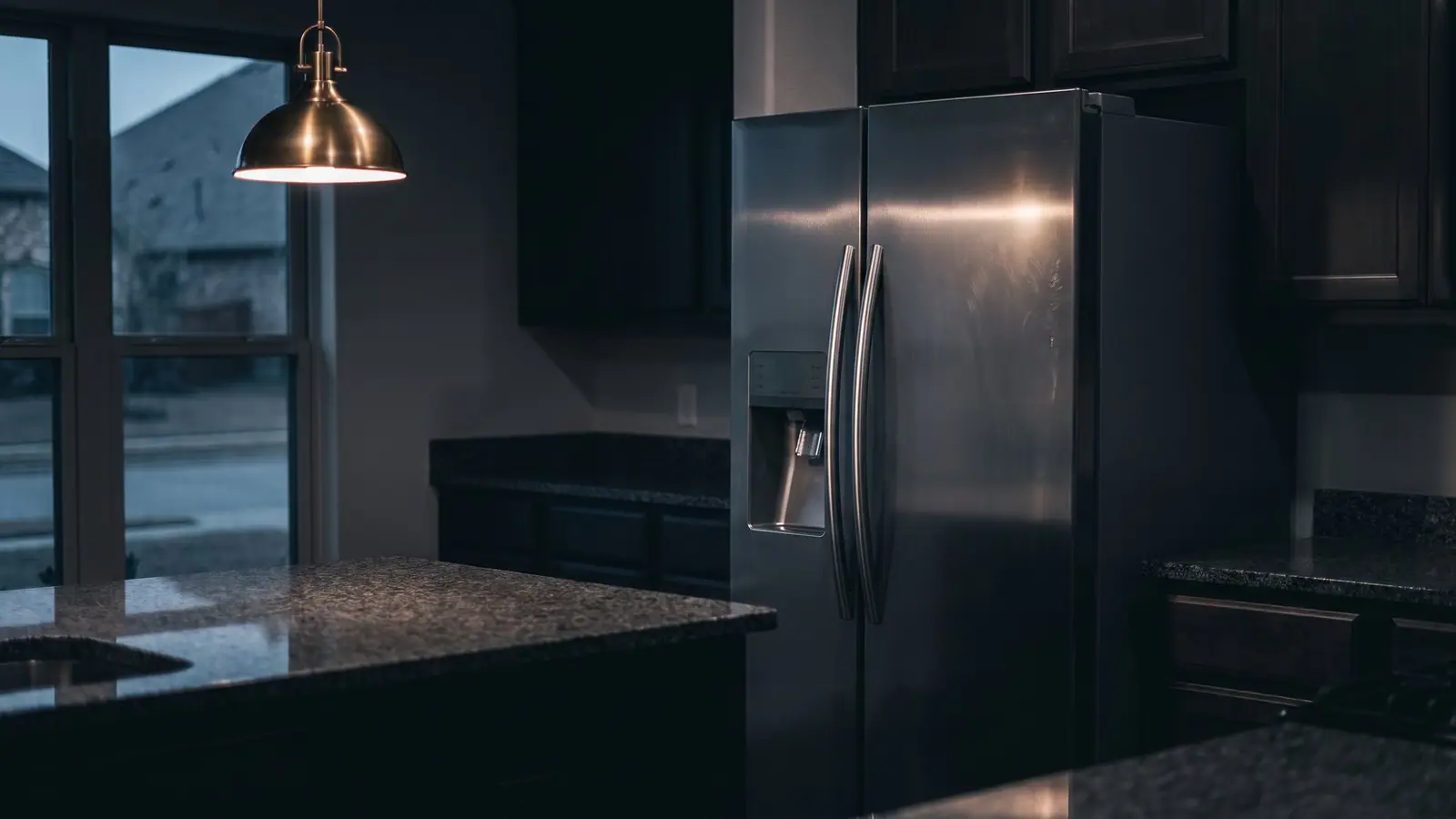 Kenmore refrigeration, laundry in a luxury kitchen