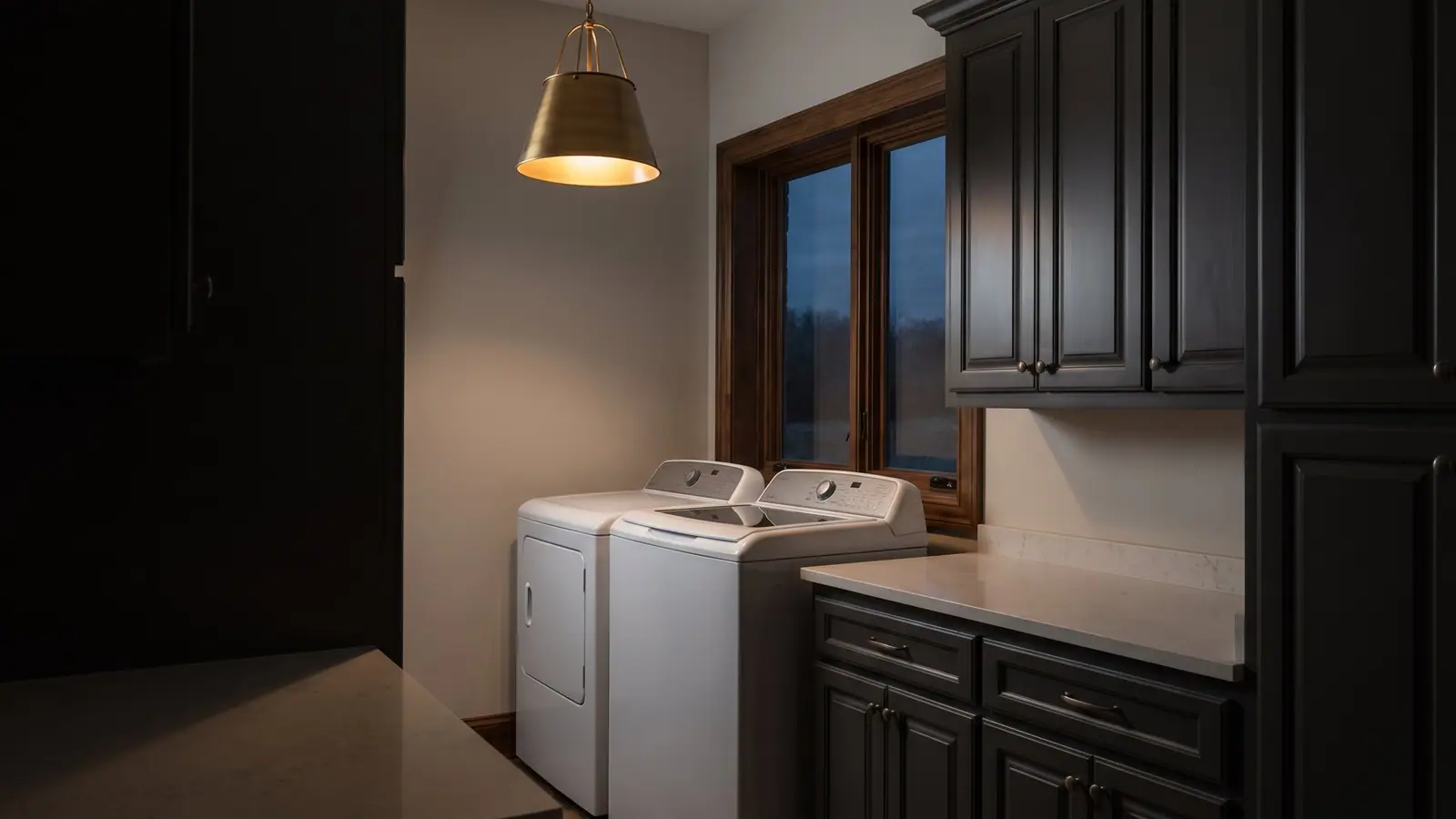 Whirlpool laundry, refrigeration, ranges in a luxury kitchen