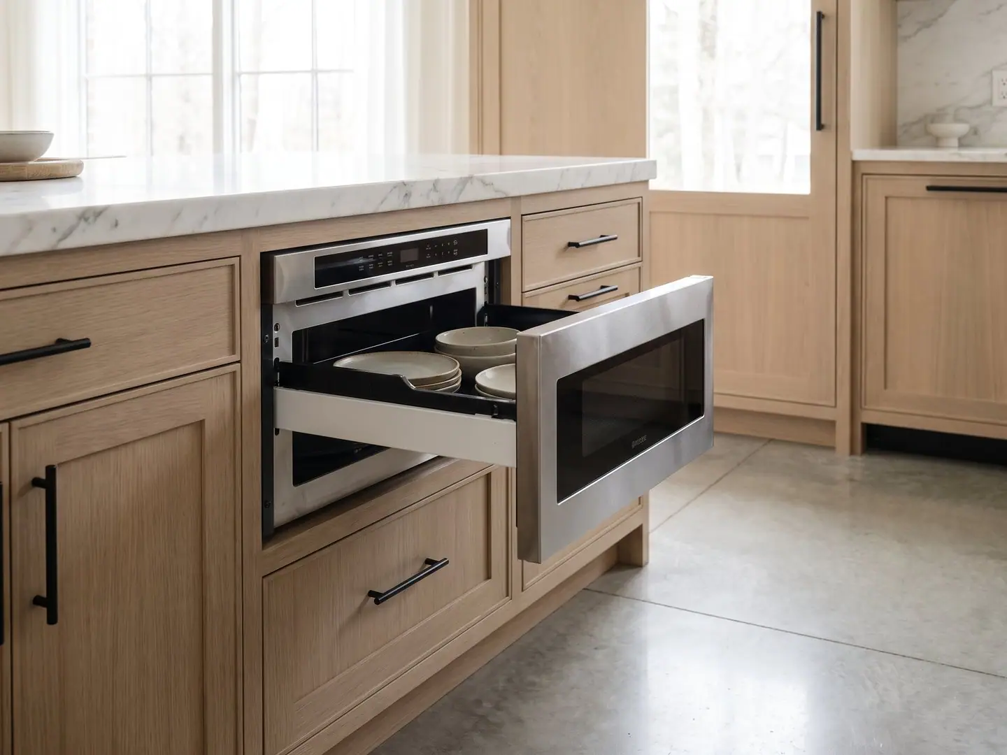 Specialty & built-ins — Microwave drawers, disposals, more